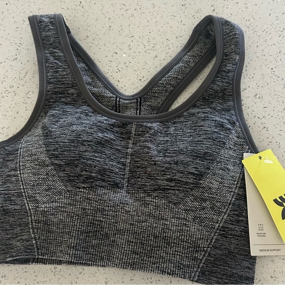 All in Motion medium support Gray Sports Bra size Small NWT - Picture 1 of 5